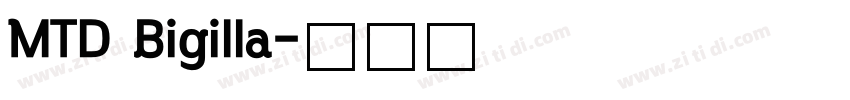 MTD Bigilla字体转换